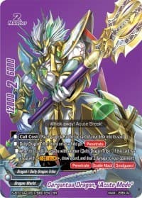 Gargantua Dragon, "Acute Mode" (BR) - Buddy Lineage - Future Card BuddyFight card
