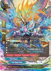 Mauve Heavenly Crystal Dragon, Athora Tanzanite - Buddy Lineage - Future Card BuddyFight card