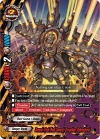 Demonic Rock Mech General, Dra-gollum Dolmoderai - Buddy Lineage - Future Card BuddyFight card