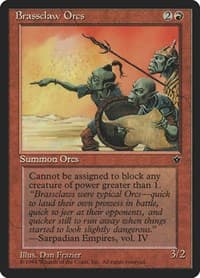 Brassclaw Orcs (Frazier) - Fallen Empires - Magic: The Gathering card