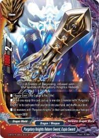 Purgatory Knights Reborn Sword, Expia Sword - Buddy Lineage - Future Card BuddyFight card