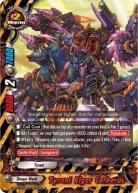 Tyrant Elgar Cerberus - Buddy Lineage - Future Card BuddyFight card