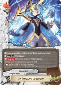 Ice Emperor's Judgment - Buddy Lineage - Future Card BuddyFight card