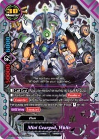 Mini Geargod, White - Buddy Lineage - Future Card BuddyFight card