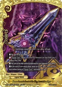 Karma Demonic Sword of the King, Laevateinn Abyss - Buddy Lineage - Future Card BuddyFight card