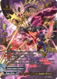 Tempestuous Unmatched Warlord, Barlbatzz (CR) - Buddy Lineage - Future Card BuddyFight card