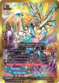 Mauve Heavenly Crystal Dragon, Athora Tanzanite (SP) - Buddy Lineage - Future Card BuddyFight card