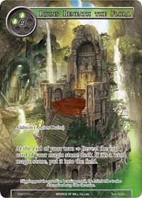 Ruins Beneath the Flora (Full Art) - The Strangers of New Valhalla - Force of Will card