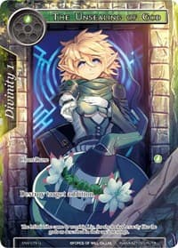 The Unsealing of God (Full Art) - The Strangers of New Valhalla - Force of Will card