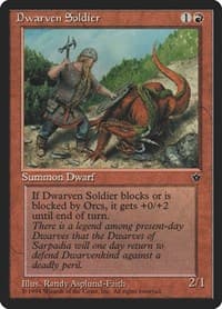 Dwarven Soldier (Asplund-Faith) - Fallen Empires - Magic: The Gathering card