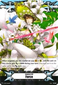 Imaginary Gift [Force] - White Lily Musketeer, Cecilia - Gift Markers - Cardfight Vanguard card