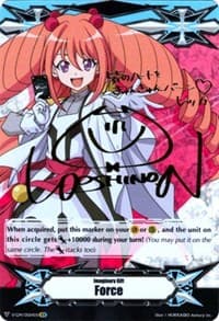 Imaginary Gift [Force] - Rekka Tatsunagi (Hot Stamped) - Gift Markers - Cardfight Vanguard card