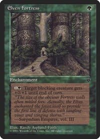 Elven Fortress (Asplund-Faith) - Fallen Empires - Magic: The Gathering card