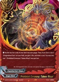 "Prohibited Ceremony" Taboos Ritual - Buddy Lineage - Future Card BuddyFight card