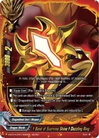 "Band of Supreme Shine" Dazzling Ring - Buddy Lineage - Future Card BuddyFight card