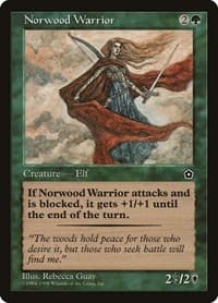 Norwood Warrior - Portal Second Age - Magic: The Gathering card