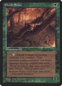 Elvish Scout (Venters) - Fallen Empires - Magic: The Gathering card