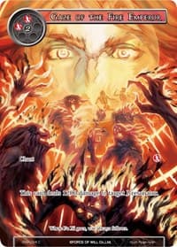 Gaze of the Fire Emperor (Full Art) - The Strangers of New Valhalla - Force of Will card