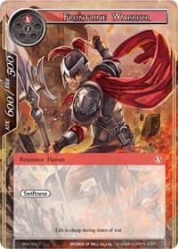 Frontline Warrior - The Strangers of New Valhalla - Force of Will card