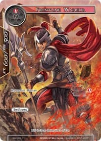 Frontline Warrior (Full Art) - The Strangers of New Valhalla - Force of Will card