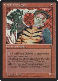 Goblin Chirurgeon (Foglio) - Fallen Empires - Magic: The Gathering card