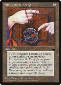 Amulet of Kroog (French) - "Amulette de Kroog" - Renaissance - Magic: The Gathering card
