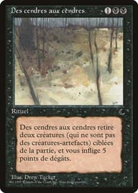 Ashes to Ashes (French) - "Des cendres aux cendres" - Renaissance - Magic: The Gathering card