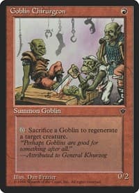 Goblin Chirurgeon (Frazier) - Fallen Empires - Magic: The Gathering card