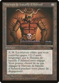 Ashnod's Battle Gear (French) - "harnais de bataille d'Ashnod" - Renaissance - Magic: The Gathering card