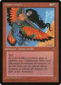 Bird Maiden (French) - "Dame-oiselle" - Renaissance - Magic: The Gathering card