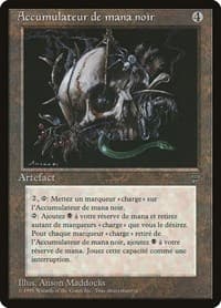 Black Mana Battery (French) - "Accumulateur de mana noir" - Renaissance - Magic: The Gathering card