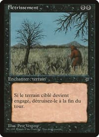 Blight (French) - "Fletrissement" - Renaissance - Magic: The Gathering card