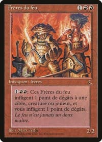 Brothers of Fire (French) - "Freres du feu" - Renaissance - Magic: The Gathering card