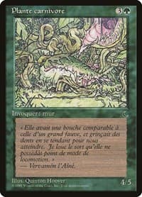 Carnivorous Plant (French) - "Plante carnivore" - Renaissance - Magic: The Gathering card
