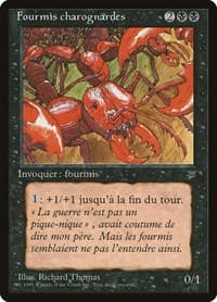Carrion Ants (French) - "Fourmis charognardes" - Renaissance - Magic: The Gathering card