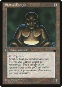 Clay Statue (French) - "Statue d'argile" - Renaissance - Magic: The Gathering card