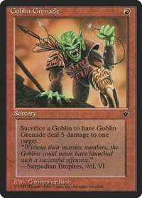 Goblin Grenade (Rush) - Fallen Empires - Magic: The Gathering card