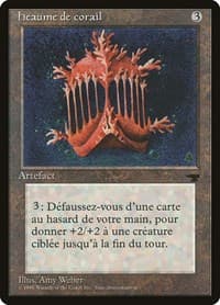 Coral Helm (French) - "heaume de corail" - Renaissance - Magic: The Gathering card