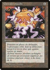Cursed Rack (French) - "Chevalet maudit" - Renaissance - Magic: The Gathering card