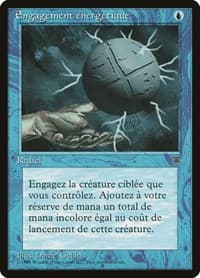Energy Tap (French) - "Engagement energetique" - Renaissance - Magic: The Gathering card