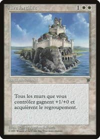 Fortified Area (French) - "Aire fortifiee" - Renaissance - Magic: The Gathering card