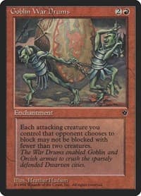 Goblin War Drums (Hudson) - Fallen Empires - Magic: The Gathering card