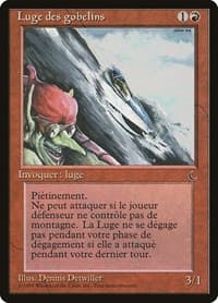Goblin Rock Sled (French) - "Luge des gobelins" - Renaissance - Magic: The Gathering card