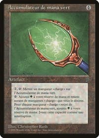 Green Mana Battery (French) - "Accumulateur de mana vert" - Renaissance - Magic: The Gathering card