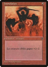 Immolation (French) - Renaissance - Magic: The Gathering card