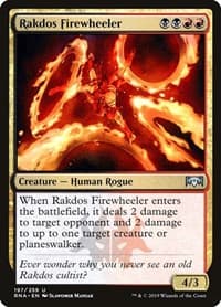 Rakdos Firewheeler - Ravnica Allegiance - Magic: The Gathering card