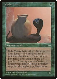 Nafs Asp (French) - "Vipere haje" - Renaissance - Magic: The Gathering card