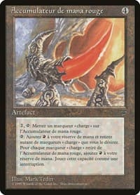 Red Mana Battery (French) - "Accumulateur de mana rogue" - Renaissance - Magic: The Gathering card