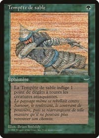 Sandstorm (French) - "Tempete de sable" - Renaissance - Magic: The Gathering card