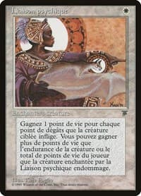Spirit Link (French) - "Liaison psychique" - Renaissance - Magic: The Gathering card